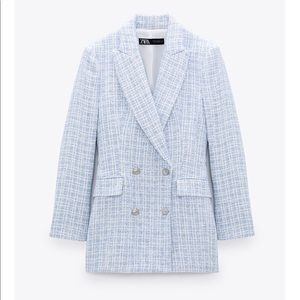 Tailored plaid blazer Zara